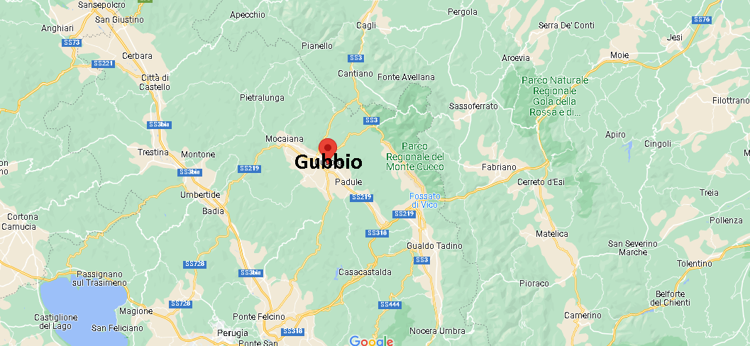 In quale regione si trova la città di Gubbio