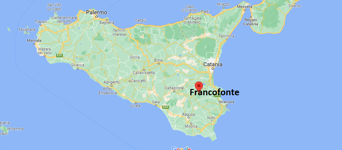 Dove si trova Francofonte
