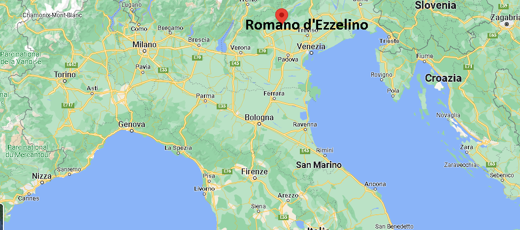 Dove si trova Romano d'Ezzelino