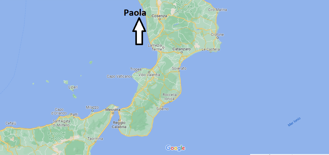 In quale regione si trova Paola