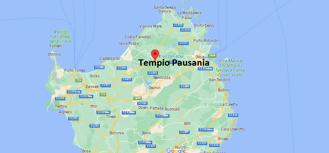 In quale regione si trova Tempio Pausania