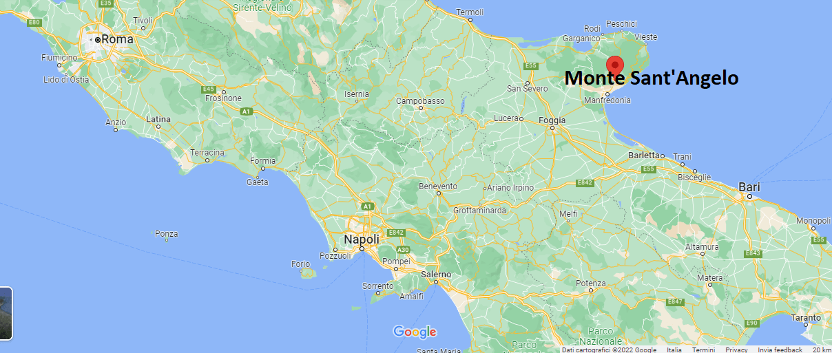 Dove si trova Monte Sant'Angelo