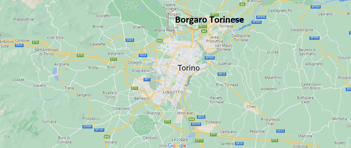 Dove si trova Borgaro Torinese