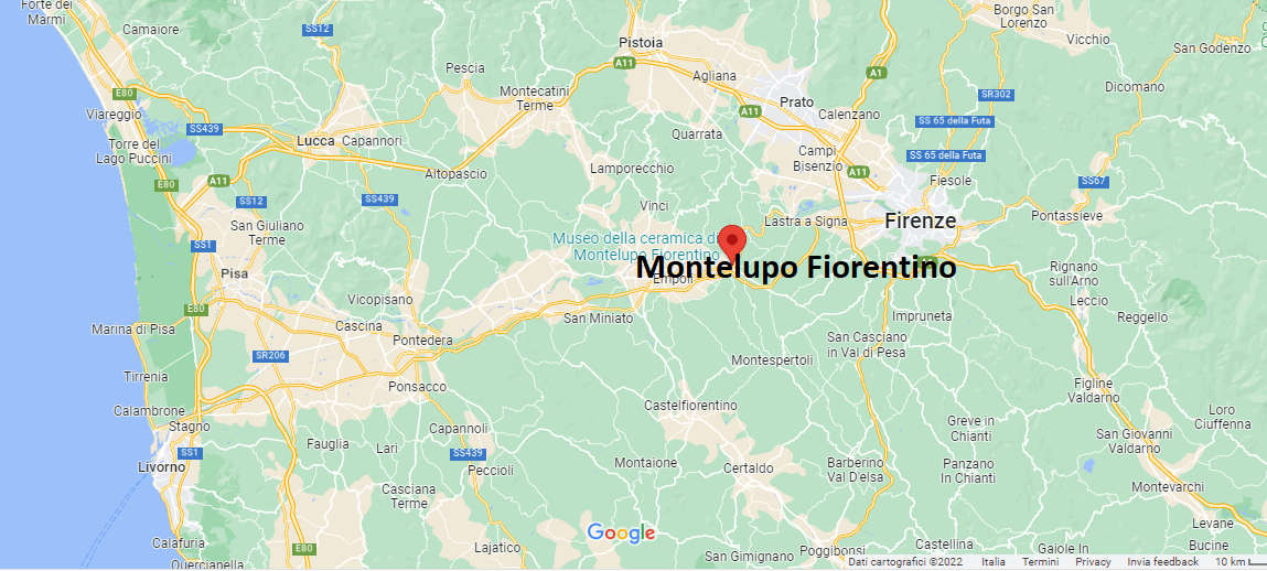 Dove si trova Montelupo Fiorentino