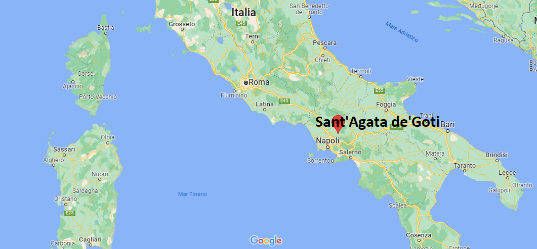 Dove si trova Sant'Agata de'Goti