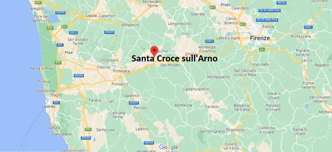 Dove si trova Santa Croce sull'Arno