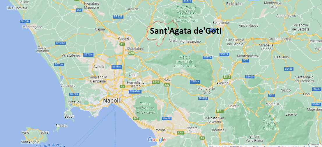 In quale regione si trova Sant'agata dei Goti