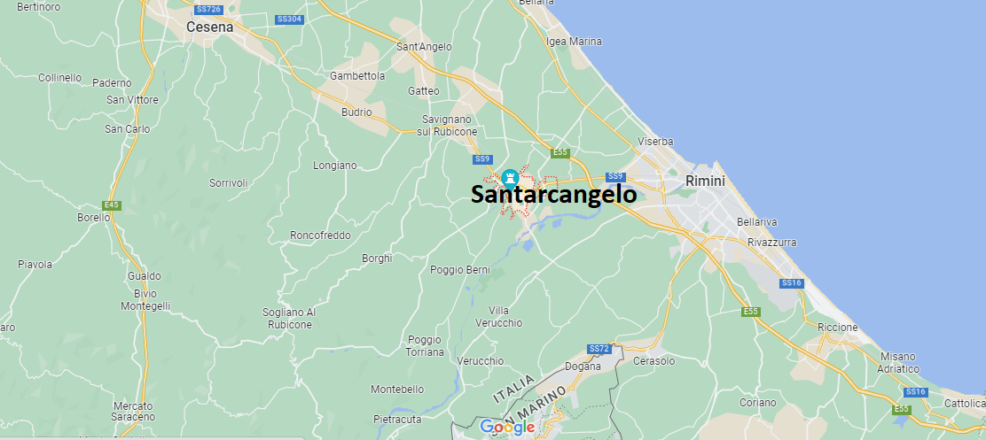 Dove sta Santarcangelo
