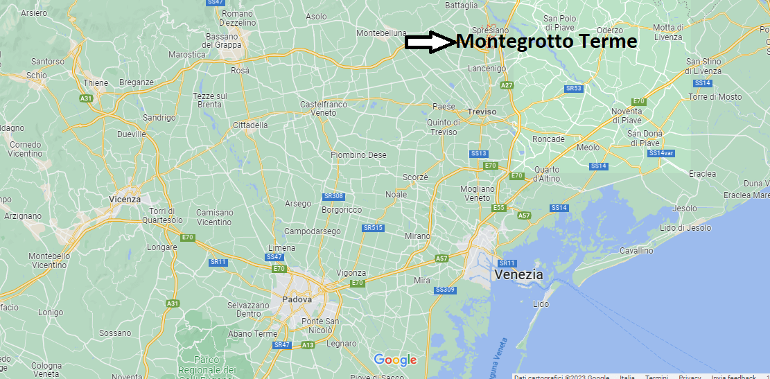 Dove si trova Montegrotto Terme