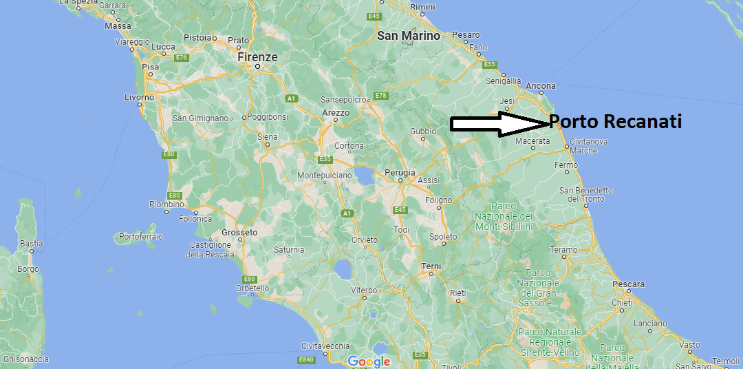 Dove si trova Porto Recanati