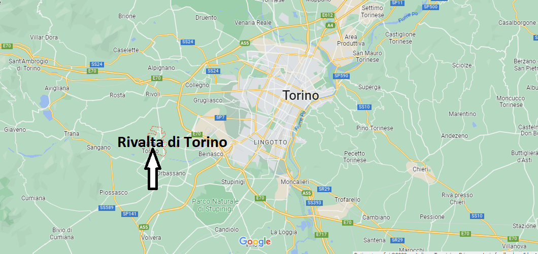 Dove si trova Rivalta di Torino