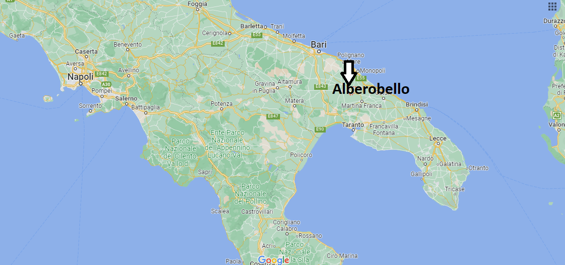 Dove si trova Alberobello