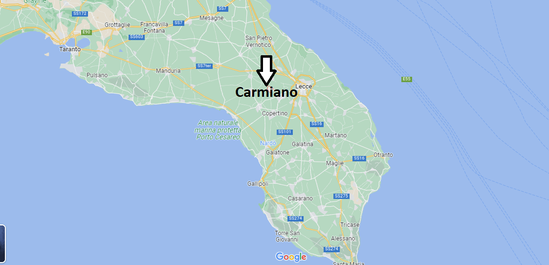 Dove si trova Carmiano