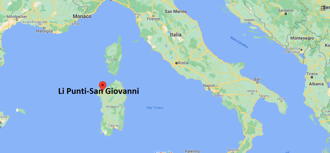 Dove si trova Li Punti-San Giovanni