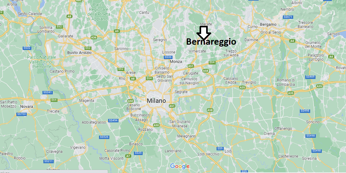 Dove si trova Bernareggio