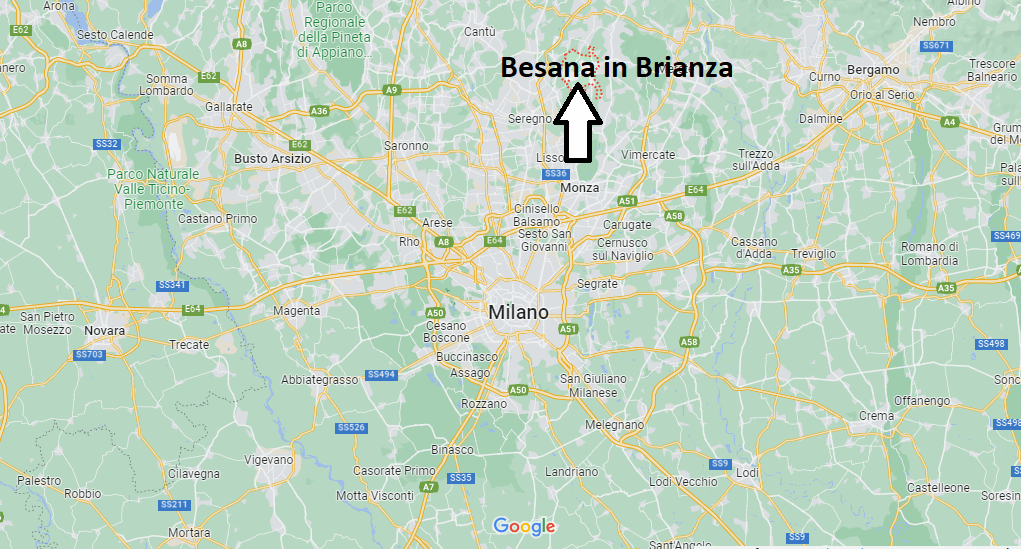 Dove si trova Besana in Brianza