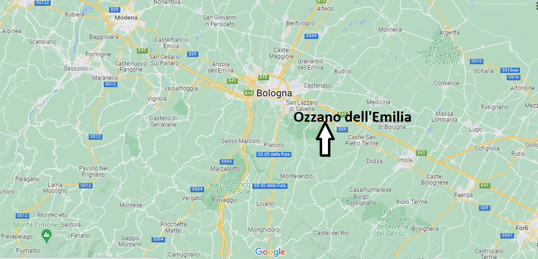 Dove si trova Ozzano dell'Emilia