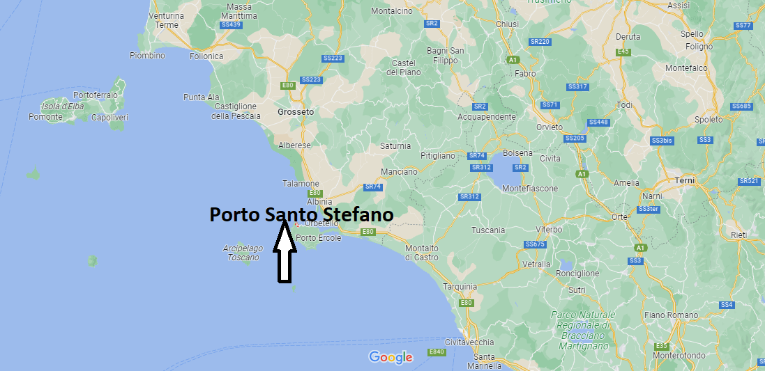 Dove si trova Porto Santo Stefano