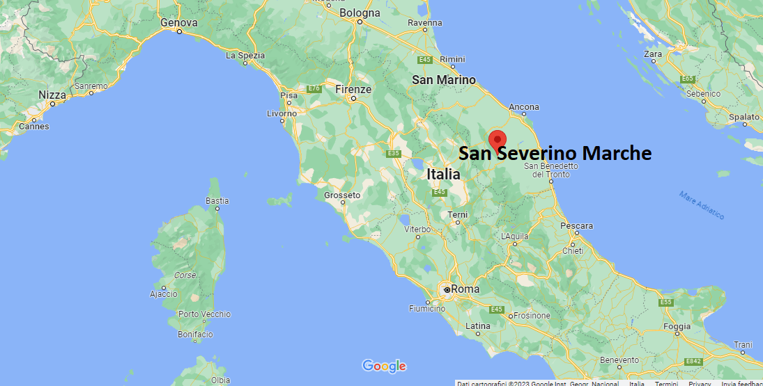 Dove si trova San Severino Marche