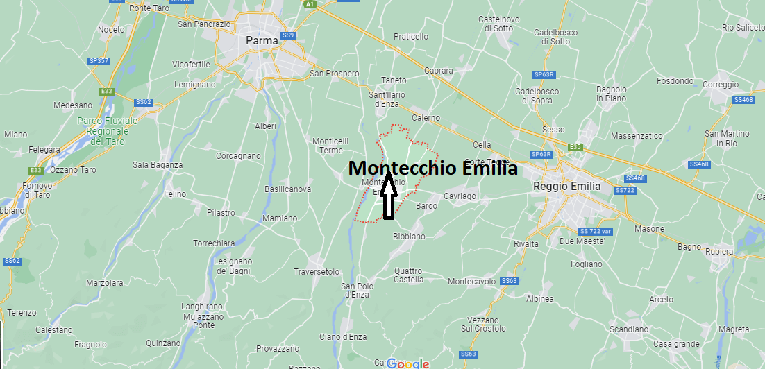 In che regione si trova Montecchio Emilia