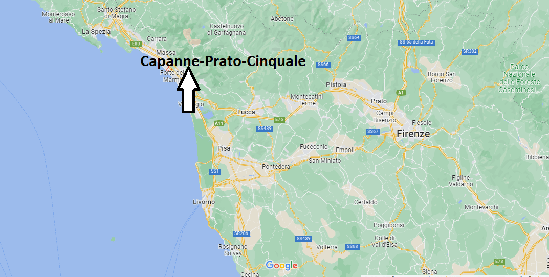 Dove si trova Capanne-Prato-Cinquale