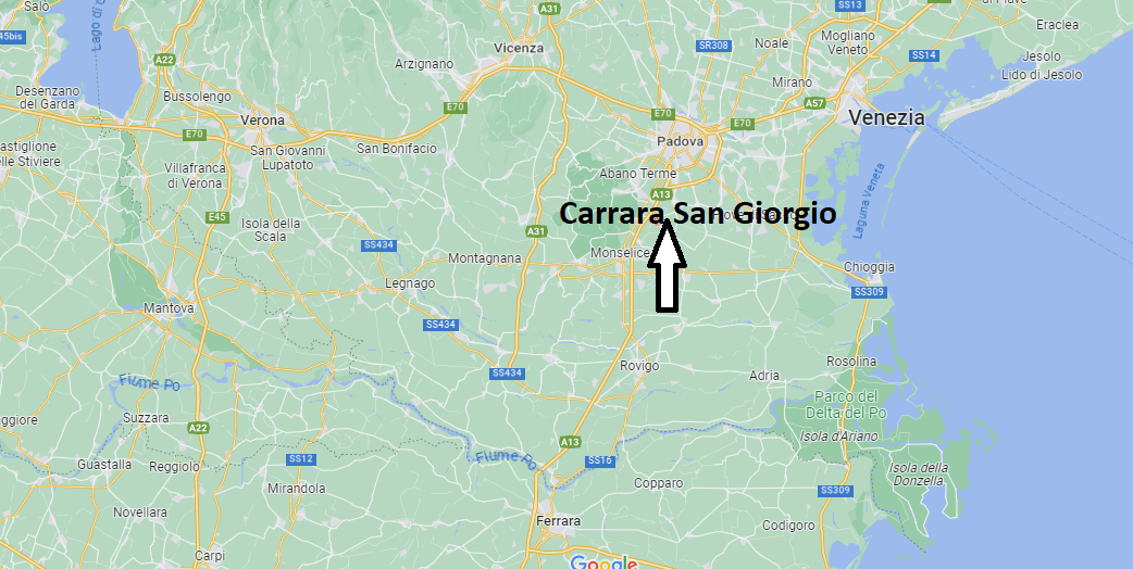 Dove si trova Carrara San Giorgio