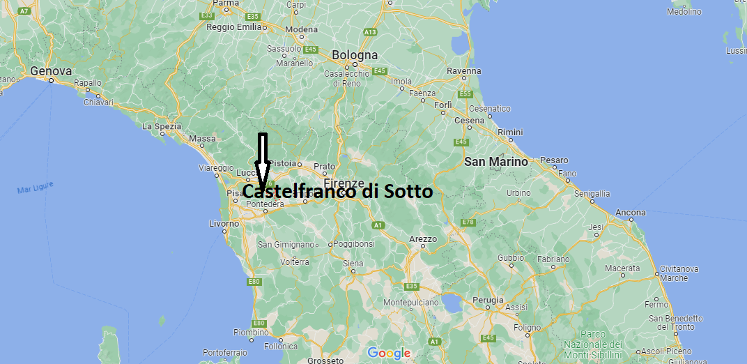 Dove si trova Castelfranco di Sotto