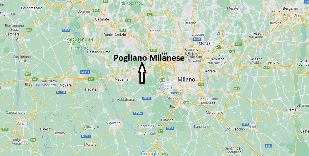 Dove si trova Pogliano Milanese