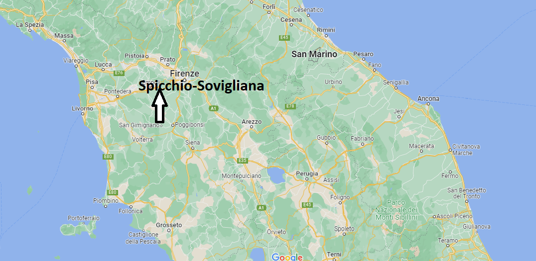 Dove si trova Spicchio-Sovigliana