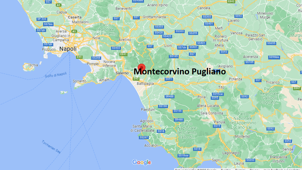 Dove si trova Montecorvino Pugliano