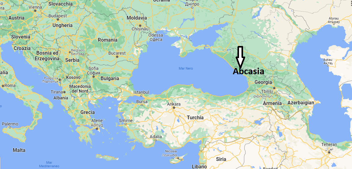 In quale continente si trova l'Abcasia