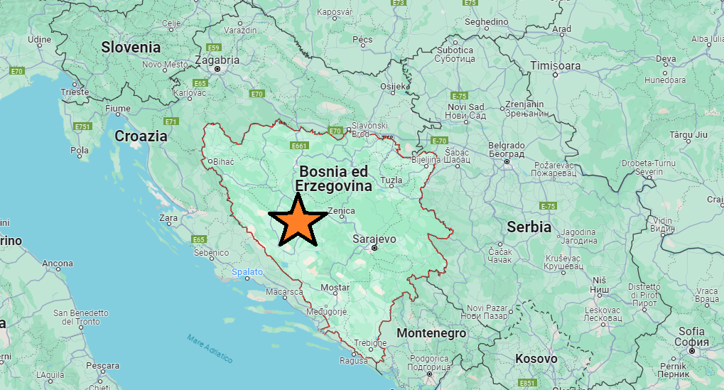Dove si trova la Bosnia-Erzegovina
