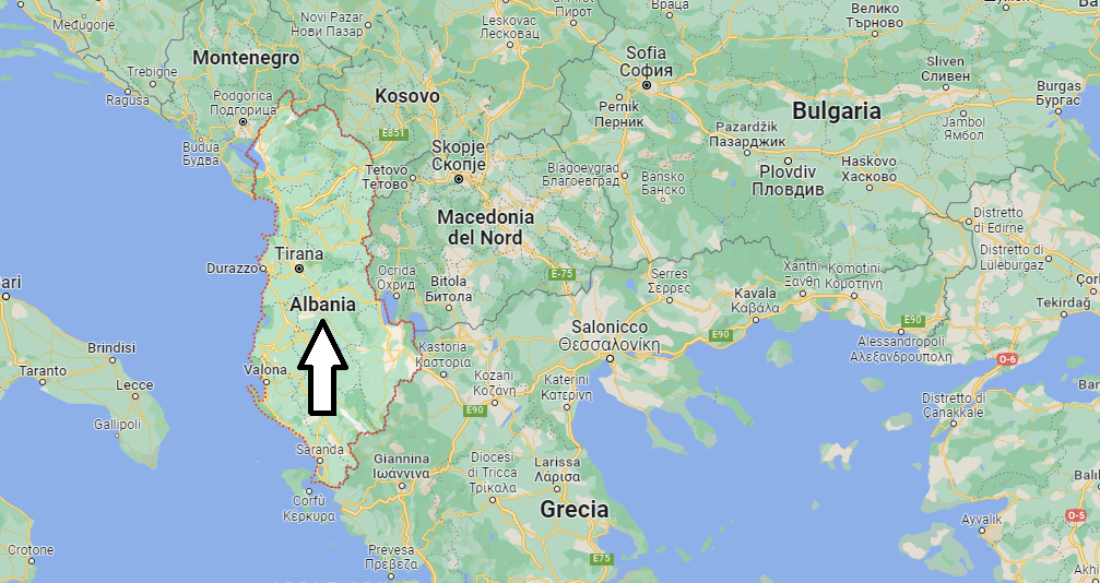 In quale nazione si trova l'Albania