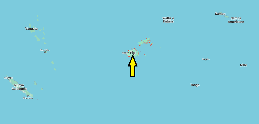 Dove si trovano le isole e Fiji