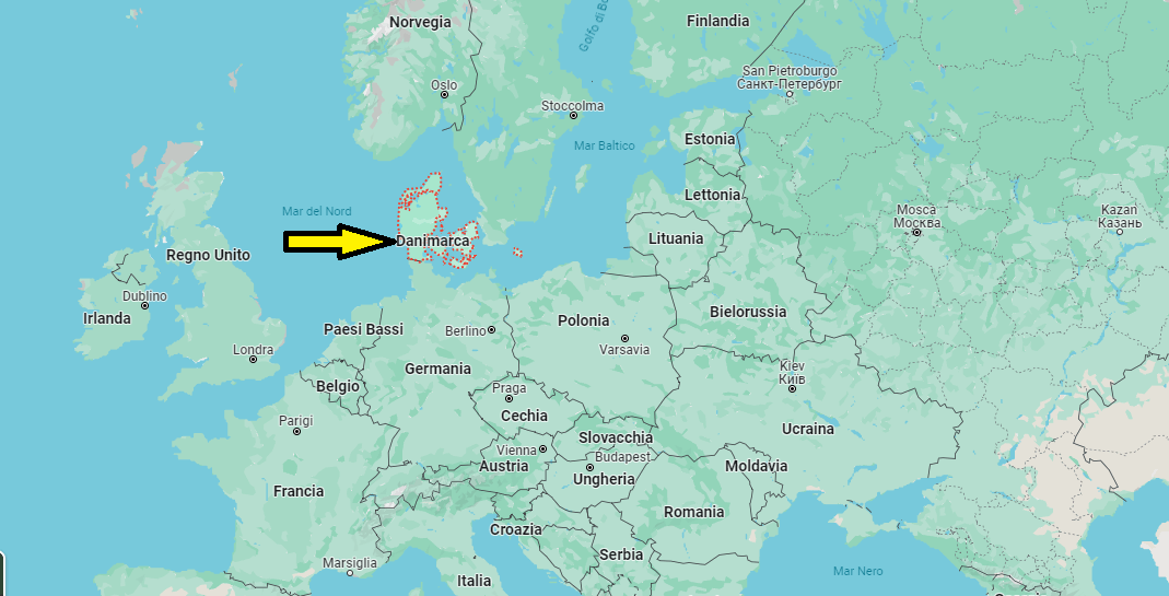 In che continente si trova la Danimarca