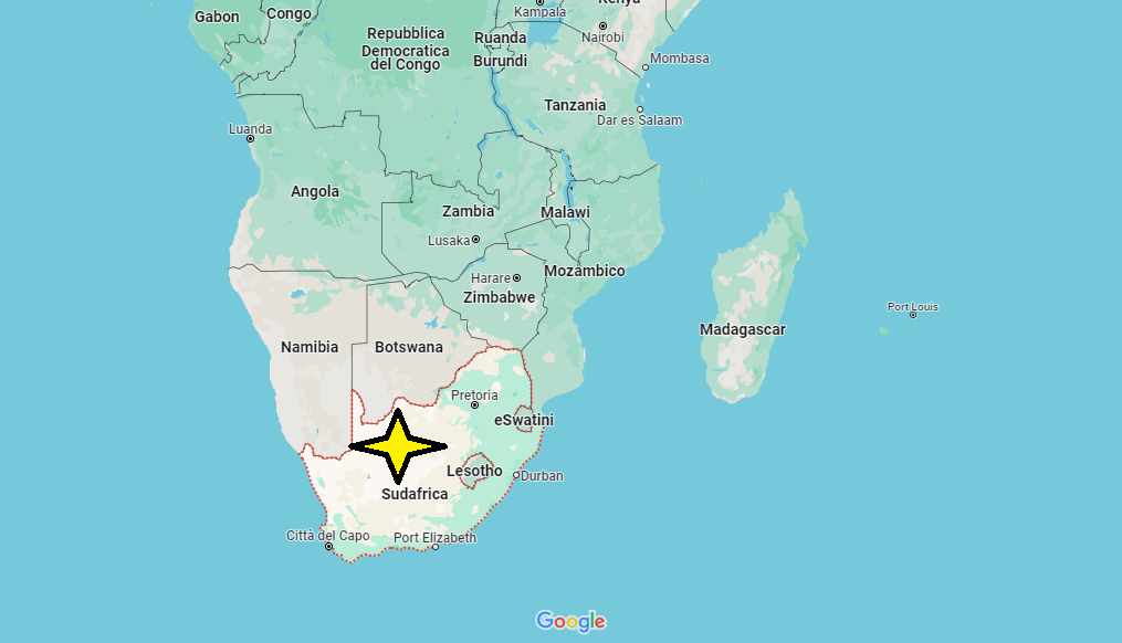 Dove si trova il Sudafrica