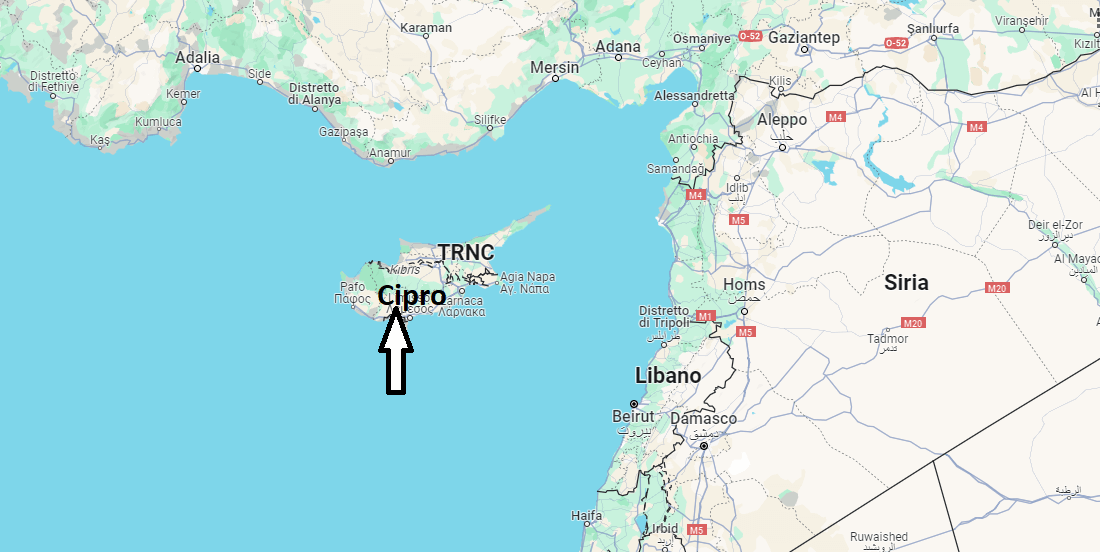 In che continente si trova Cipro