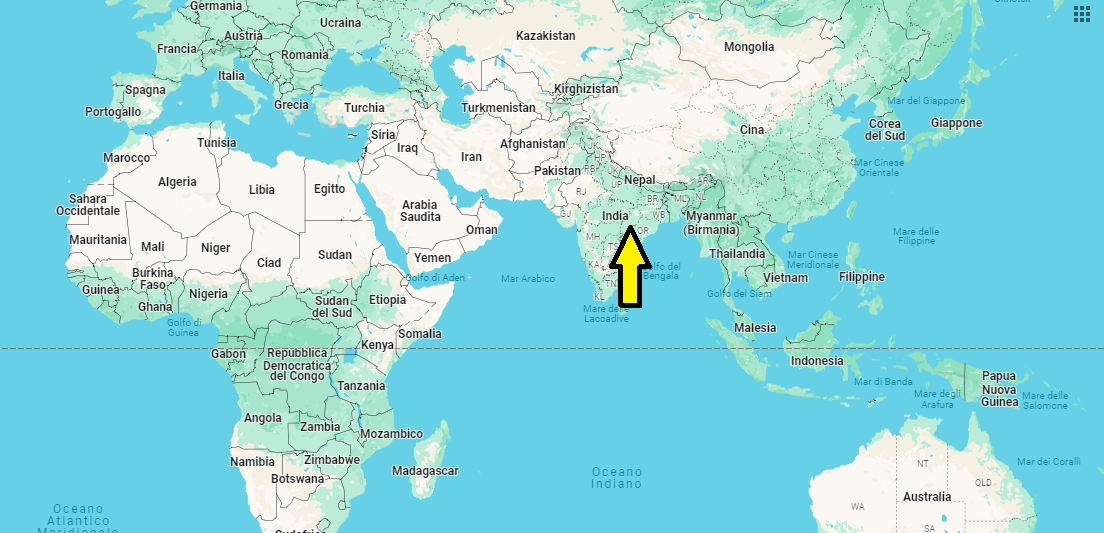 In che continente si trova l'India?