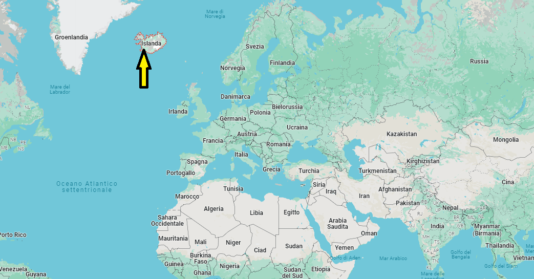 In quale continente si trova l'Islanda
