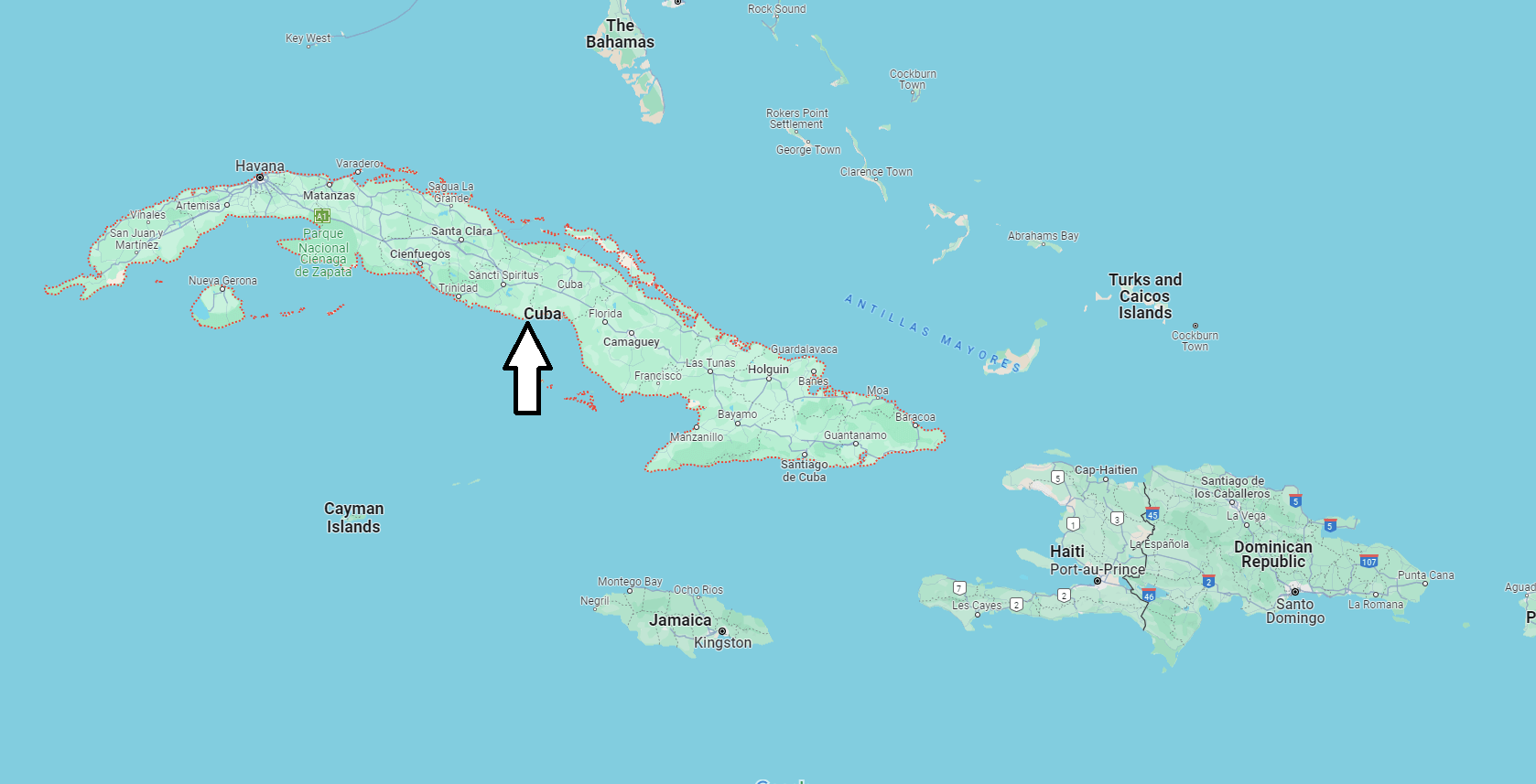 Dove si trova la città di Cuba