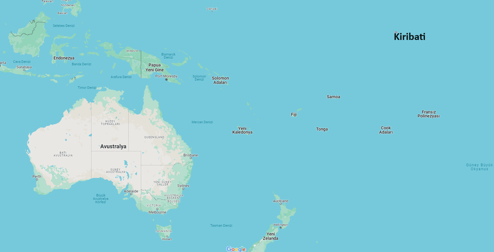 Dove si trova lo stato del Kiribati