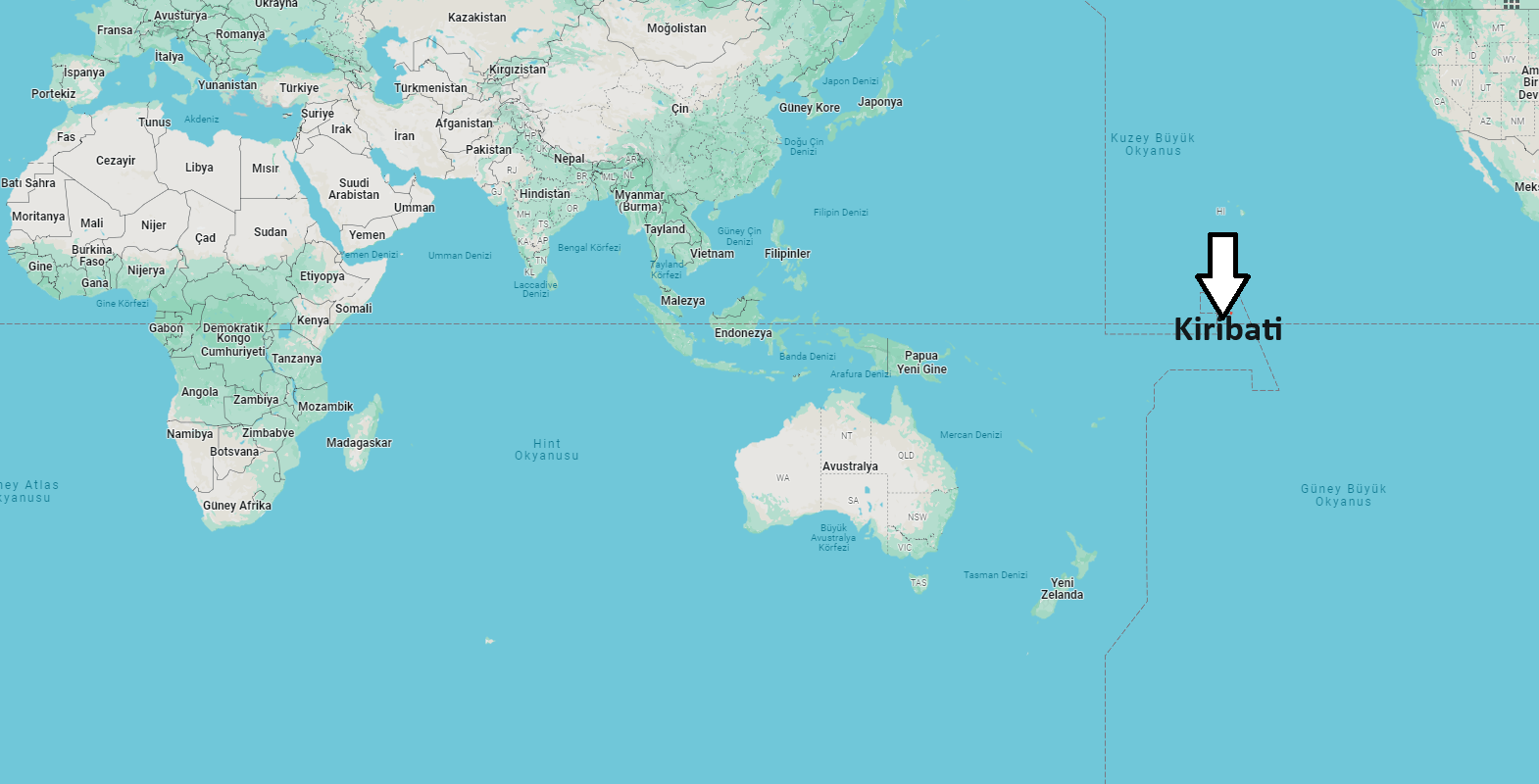 In quale continente si trova Kiribati