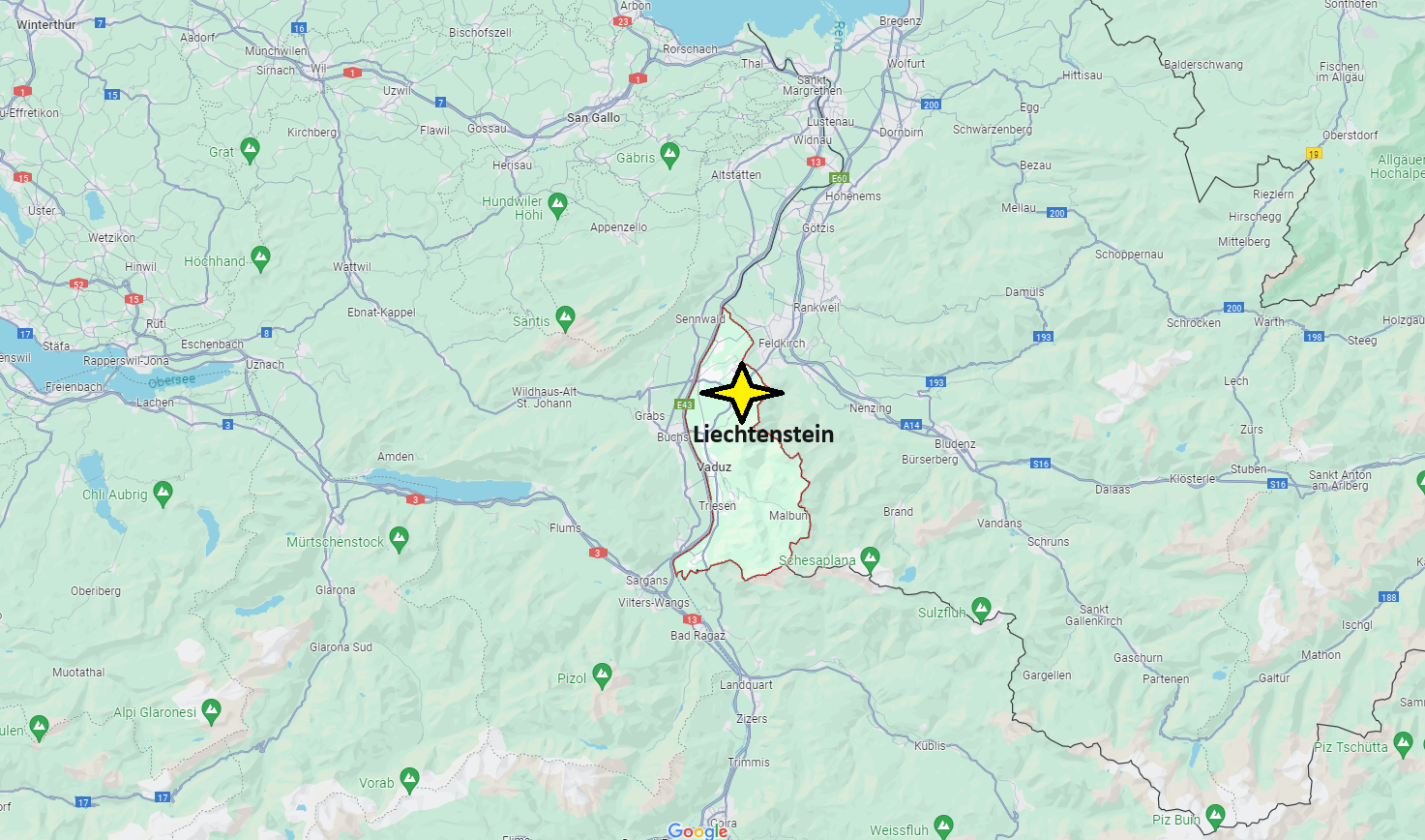 In che stato si trova il Liechtenstein