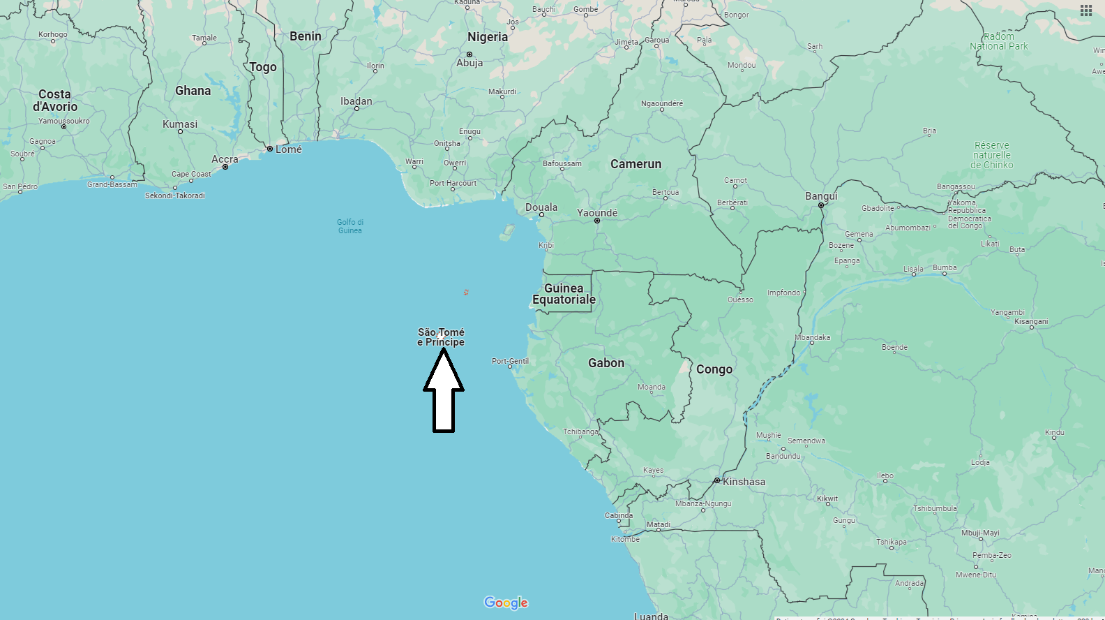 Dove si trova Sao Tome e Principe