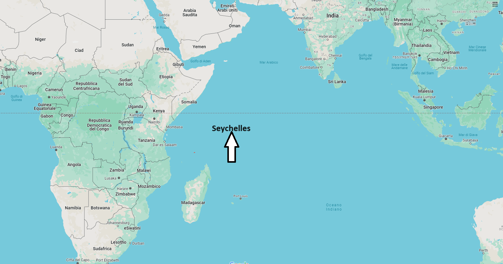 In che continente si trovano le Seychelles