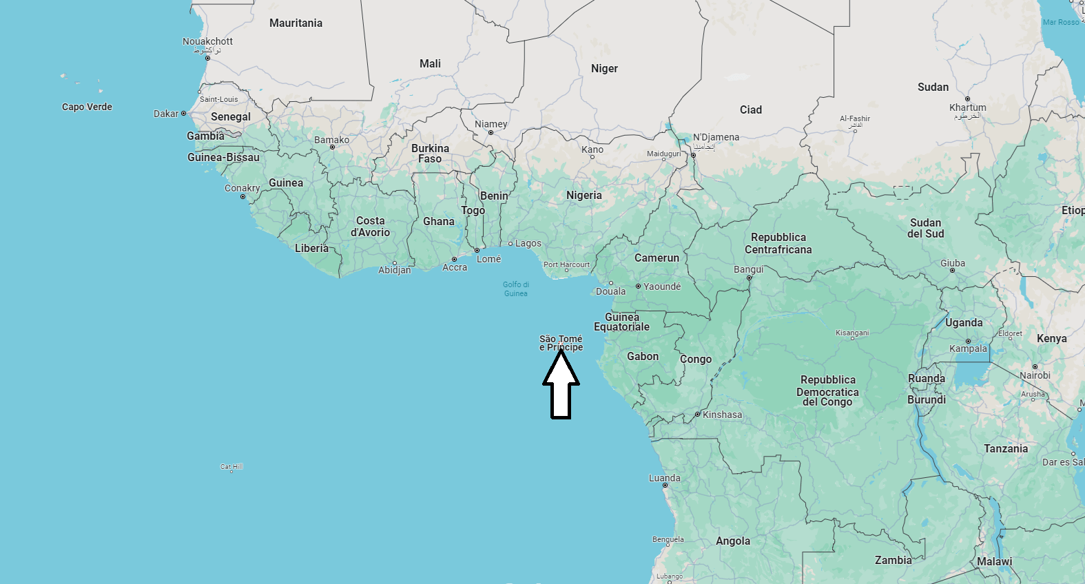 In quale continente si trova São Tomé ve Príncipe