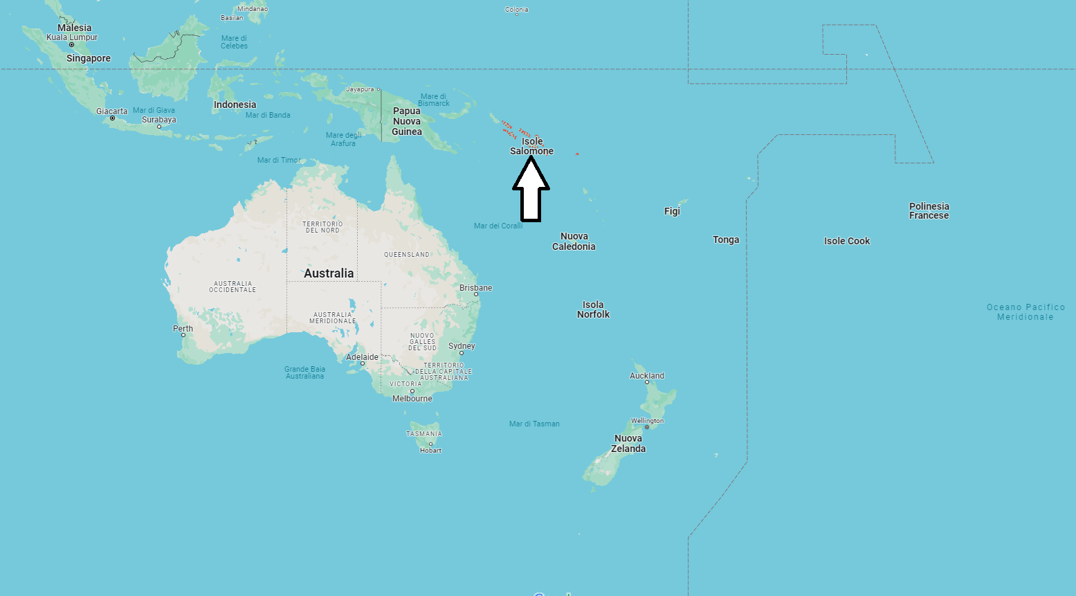 In quale continente si trovano le Isole Salomone