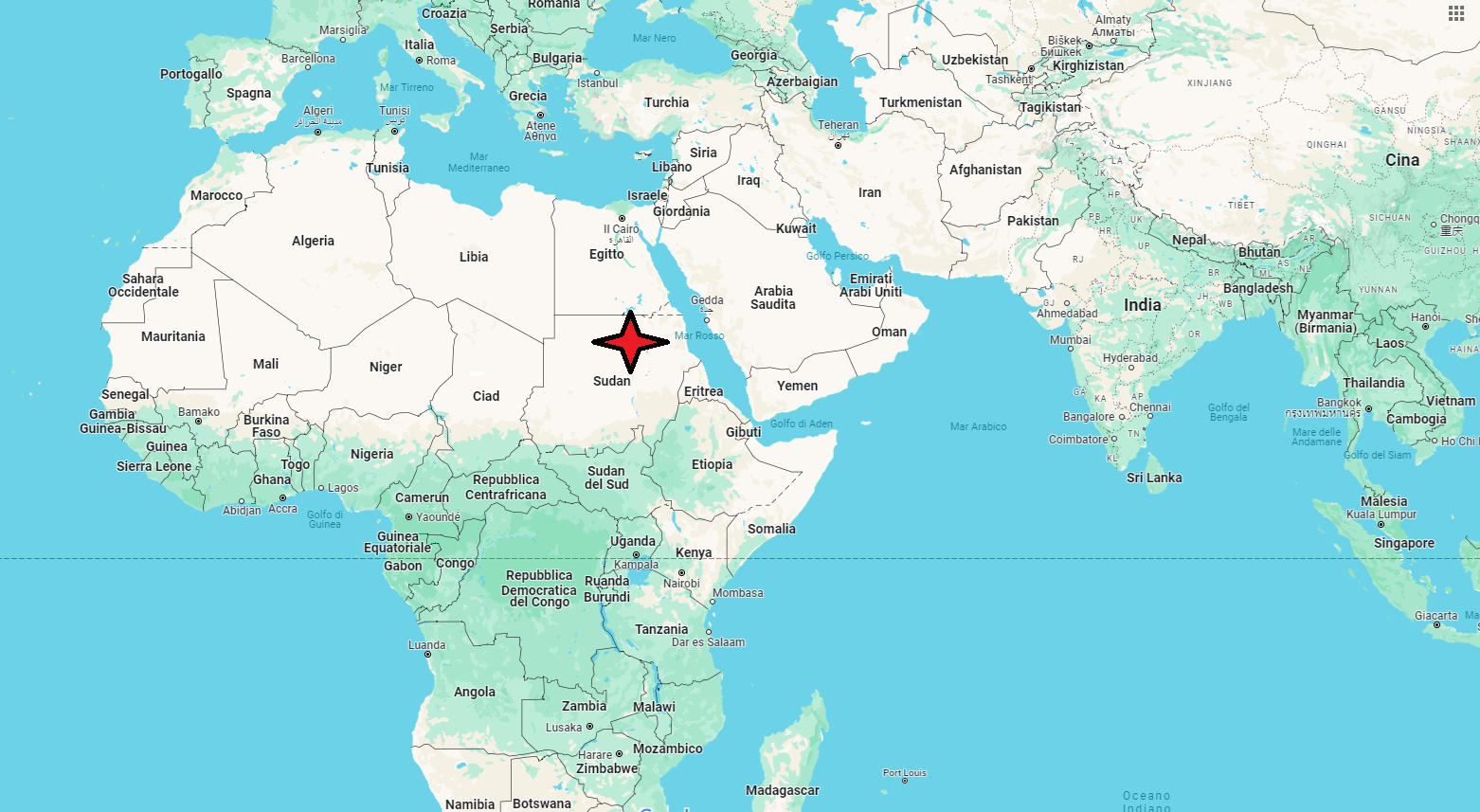 In che continente si trova il Sudan