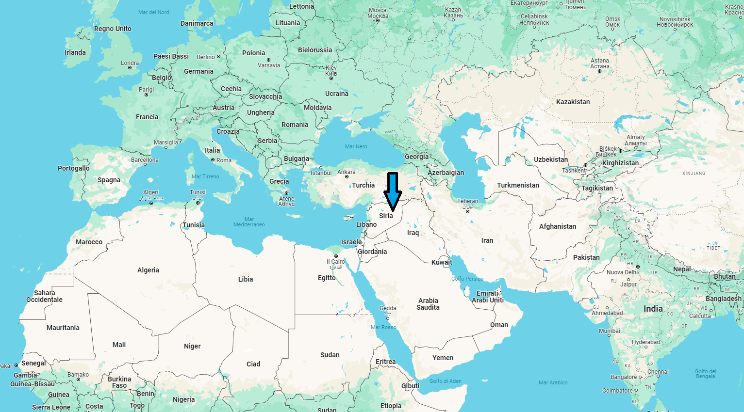 In che continente si trova la Siria
