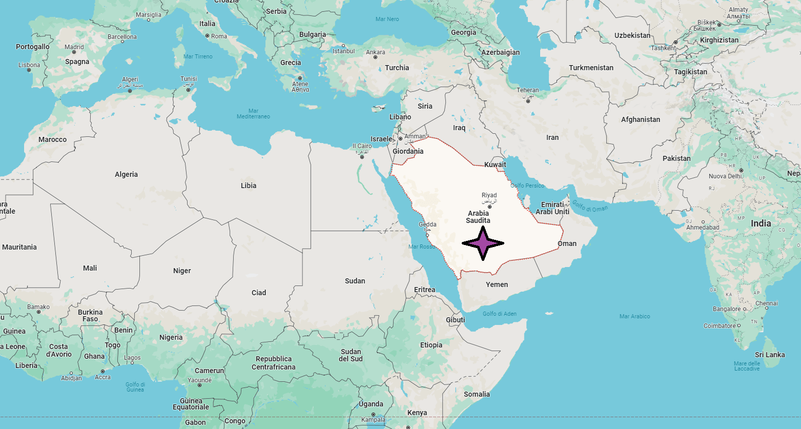 In che stato si trova l'Arabia Saudita